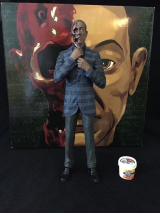 Breaking Bad Gus Fring Burned Face Action Figure Ee Exclusive 6 " Collectible