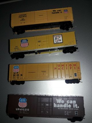 Four Up Boxcars