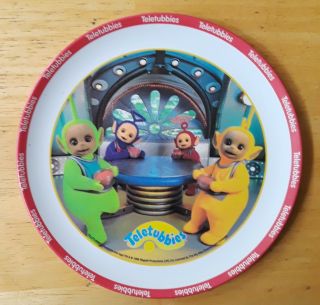 Collectible Plate 8 ",  Teletubbies Zak Designs Melamine Tinky Winky Dipsy Laa Po