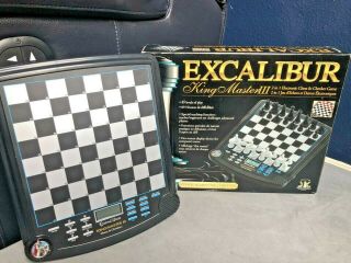 Excalibur - King Master Iii Electronic Chess Game