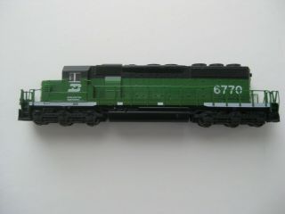 N Scale Kato Sd 40 - 2 Early Burlington Locomotive For Repair Or Parts