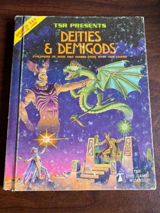 Ad&d Advanced Dungeons And Dragons Deities And Demigods Tsr Presents
