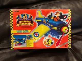 Crash Dummies Crash Plane Misb - Rare Canadian Box.
