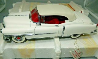 Franklin Diecast Car 1953 Cadillac El Dorado White/red