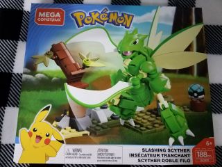 Mega Construx Pokemon Slashing Scyther 2019