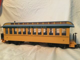 Bachmann G Scale Old Time Passanger Observation Virginia & Truckee