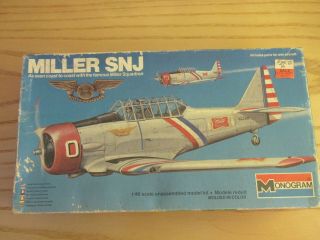 Monogram 1/48 Miller High Life Snj Model Aircraft Kit 5307,  Parts