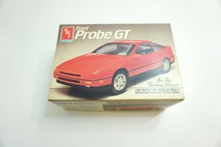Amt Ertl Ford Probe Gt Model Kit From 1988 In 1/25 Scale Started