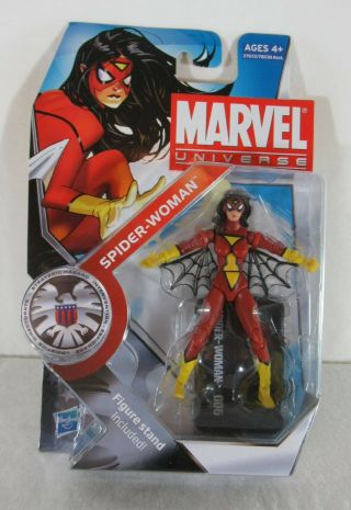 Marvel Universe Spider - Woman Action Figure 6 Hasbro 2010 Series 3 Moc