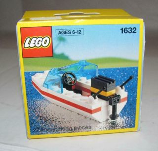 1991 Lego Outboard Motor Boat 27 Pc 1632