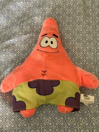 Nanco Spongebob Squarepants Patrick Star 10 " Stuffed Plush Animal