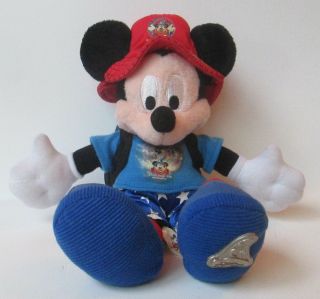 Walt Disney World Mickey Mouse As Tourist 10 " Plush Doll