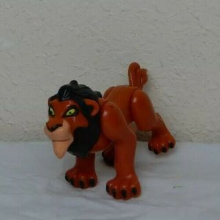 Disney Villain Scar From Lion King 4 " Figure Vintage Burger King Kids Meal Toy