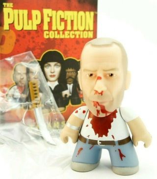 Titans 3 " Vinyl Figure Pulp Fiction Butch Bloody Miramax Tarantino Bruce Willis