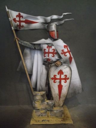 12 " Custom Medieval Crusader Knight Of The Order Of Santiago 1/6 Figure Ignite