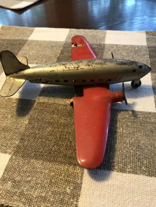 Antique Metal Toy 2 Engine Airplane 5