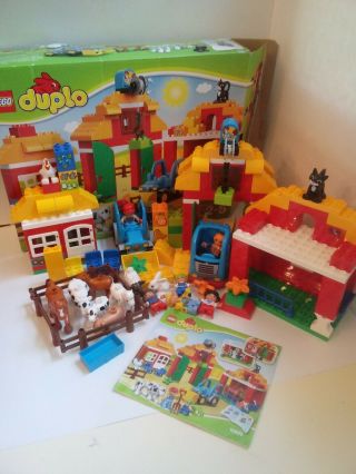 Lego Duplo 10525 Big Farm,  Extra Animals,  People And Truck,  No Box