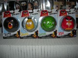 Spin Master Red Chuck The Pigs Bomb Angry Birds Vinyl Balls