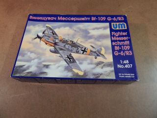 1/48 Um Messerschmitt Bf - 109 G - 6 R3 407 Pe Decals See Item Description