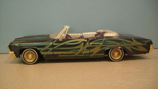 1:18 Scale 1965 Chevrolet Impala Low Rider Die - Cast Convertible By Hot Wheels