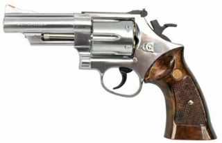 Crown Model Gas Revolver No.  4 S & W M629 4 Inch 18 - Year - Old Gas Gun From Japan