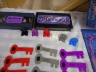 Vintage 1991 NIGHTMARE Video Board Game VHS Game complete - great shape 3