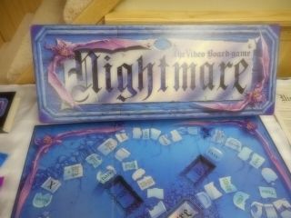 Vintage 1991 NIGHTMARE Video Board Game VHS Game complete - great shape 5