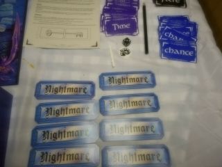 Vintage 1991 NIGHTMARE Video Board Game VHS Game complete - great shape 7