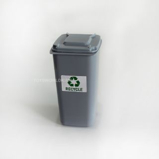 1/6 Scale Trash Can Rubbish Bin Model Mini Toy For 12 " In Doll Action Figure