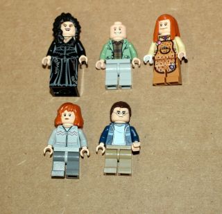 6 Lego Harry Potter Minifigs Minifigures From 4840 Set The Burrow