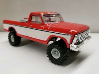 1979 Ford F250 Truck 1:64 Scale 4x4 F150 Tires Hitch Tow Greenlight Axels Wheel