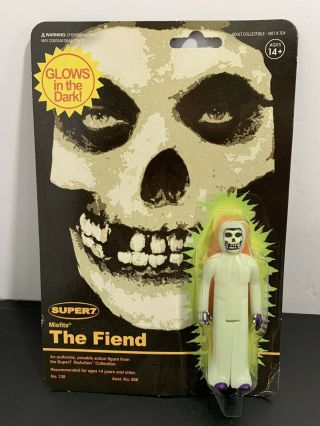 Super7 Reaction Misfits The Fiend Sdcc 2018 Exclusive Remco Glow In The Dark Gid