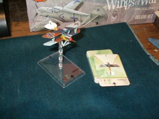 Wings Of War Airplane Pack Series I Albatross D.  Iii W.  Voss Complete But No Box.