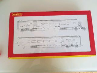 Hornby R4013c Eurostar Divisible Center Saloons Coaches Oo Scale Nib