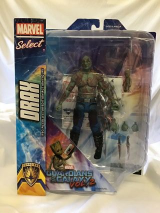 Diamond Select Toys Marvel Guardians Of The Galaxy 2 Drax & Baby Groot Figure