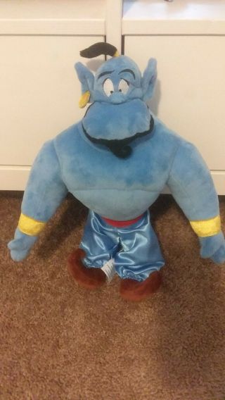 Disney Store - Aladdin Genie 18 " Plush Stuffed Animal Toy - Authentic