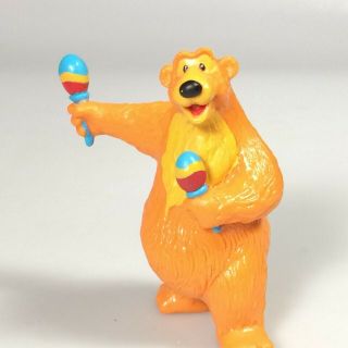 Bear In The Big Blue House Action Figure Cake Topper Dancing Toy Bear Maracas