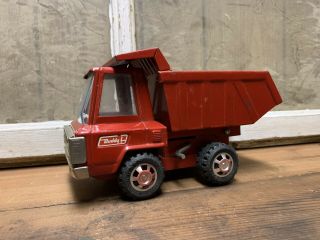 Vintage Buddy L Dump Truck Old Pressed Steel Toy Red Children’s Toy