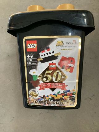Lego 4105 50th Anniversary Limited Edition Rare Retired Gold Bricks