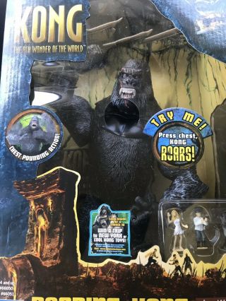 King Kong 8th Wonder Of The World 2005 Roaring King Kong Bnib Rare Vintage