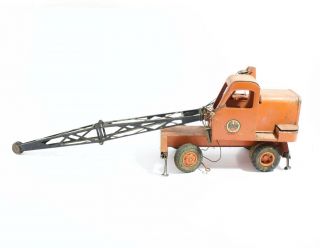 Vintage Unit Crane Deopke Model Toys Pressed Steel Metal For Restoration