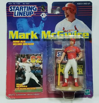 Mark Mcgwire Starting Lineup Slu Mlb 1999 Home Run Special Edition Figure & Card