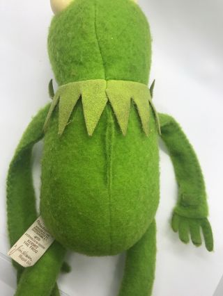 Vintage 1976 Fisher Price 850 Jim Henson Kermit The Frog Muppets Doll Rare 5