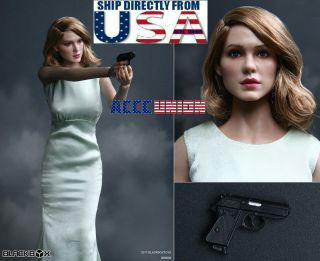 1/6 Léa Seydoux Head Sculpt Dress Set Spectre James Bond For 12 " Phicen Tbl Usa