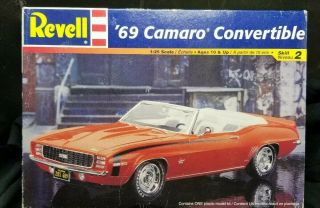 Revell 1969 Camaro Convertible Model Kit,  85 - 7676 1/25 W Paperwork