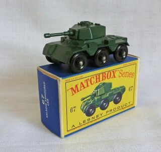 Lesney Matchbox Toys Mb67a Saladin Armoured Car