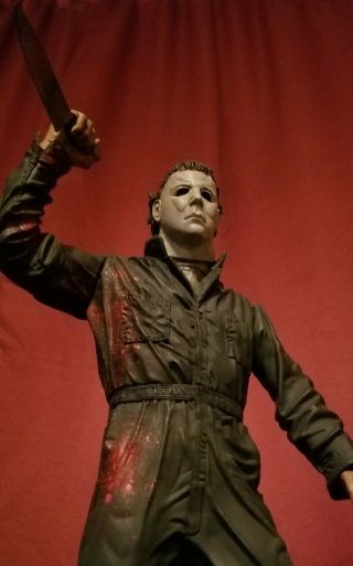 Halloween Michael Myers Doll Figure Mcfarlane 18 " Tall With Sound