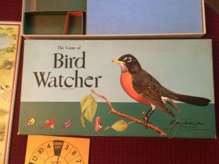 Vintage 1958 GAME OF BIRD WATCHER by Parker Brothers Board Game - COMPLETE 2