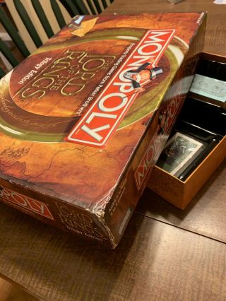 2003 Monopoly The Lord of the Rings Trilogy Edition 100 Complete 2