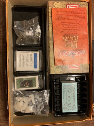 2003 Monopoly The Lord of the Rings Trilogy Edition 100 Complete 6